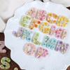 Letter Keychain Epoxy Resin Mold DIY Letter Decoration Charm Silicone Mould Home Decor Gift Tools
