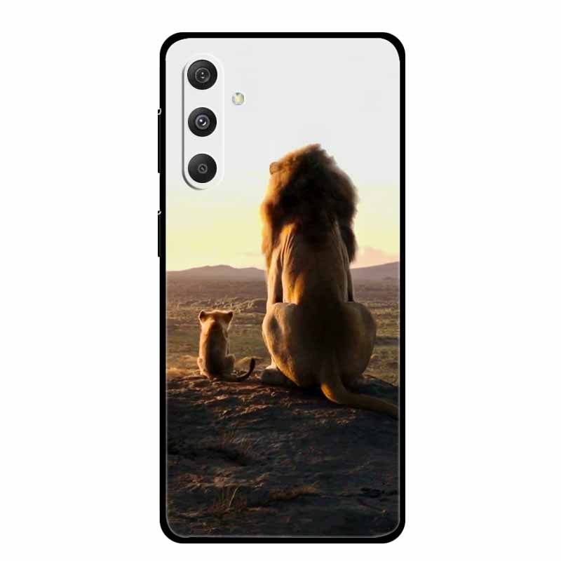 For Samsung Galaxy S24 Plus Ultra Phone Case Cover Silicone Soft Back Case for Samsung Galaxy S 24 5G Funda Dinosaur Lion Animal