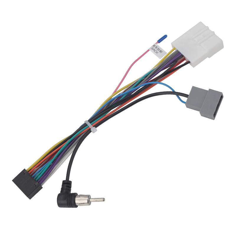 

20 P Android Stereo Wiring Harness Connector ISO Adapter For Nissan Qashqai Patrol Navara Subaru Forester Legacy Outback 1 Set