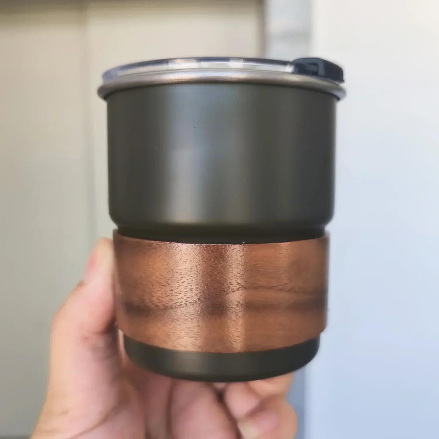 Creative Stainless Steel cup Beer Mug 300ml Outdoor Camping Coffee Mug Wholesale Free customization Logo 300ml Without Logo