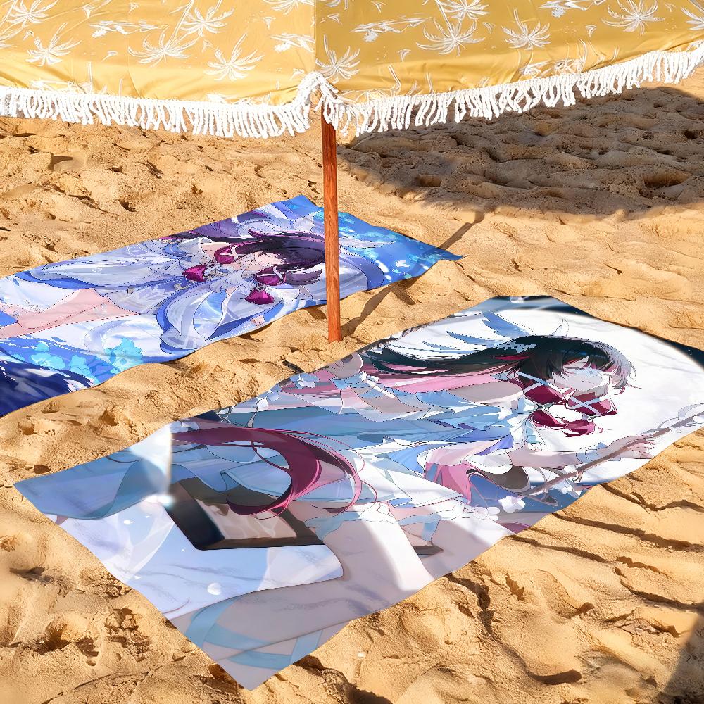 Game Genshin Impact Columbina Towel Drying Bath Towel Applicable To Light Swimming Camping Yoga Beach Out