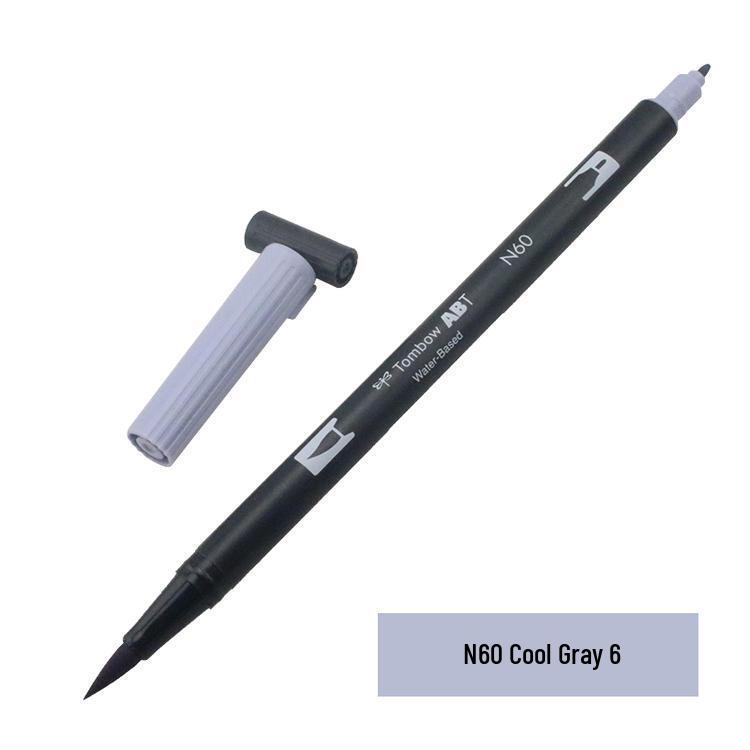 Tombow ABT Warm Color Double-Ended Watercolor Brush Pen for Students