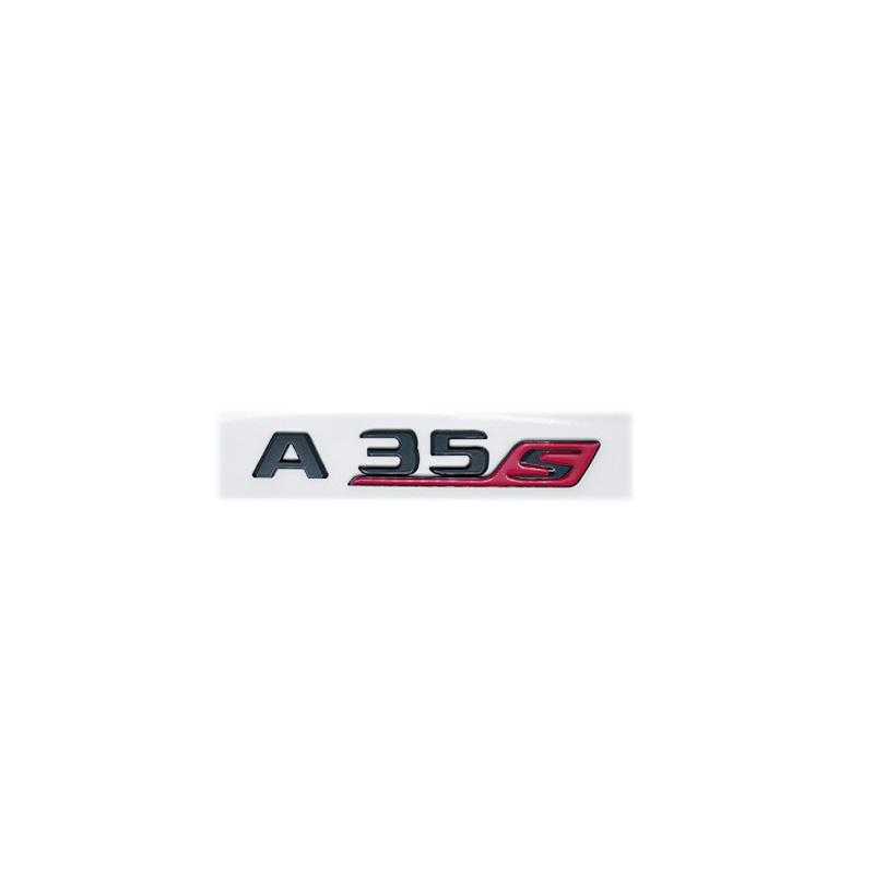 ABS For Mercedes Benz A35 45 43 AMG W177 W176 A35 A45 A45S TURBO 4MATIC Car Trunk Letters Emblem Badge Logo Stickers Accessoriesppp1