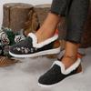 Winter Cute and Fashionable New Women'S Velvet Women Shoes Comfortable, Soft, Warm, and Fashionable Women Single Shoes