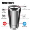 20oz Water Bottle Thermal Mug Drinkware Beer Cups Insulated Leakproof with Lids Stainless Steel with Lids Vacuum for Car Gifts