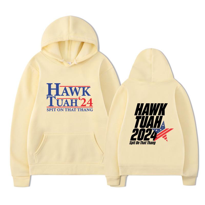 Hawk Tuah Spit on That Thang Hoodies Men Fashion Long Sleeve Sweatshirts Women Casual Harajuku Streetwear Sudaderas