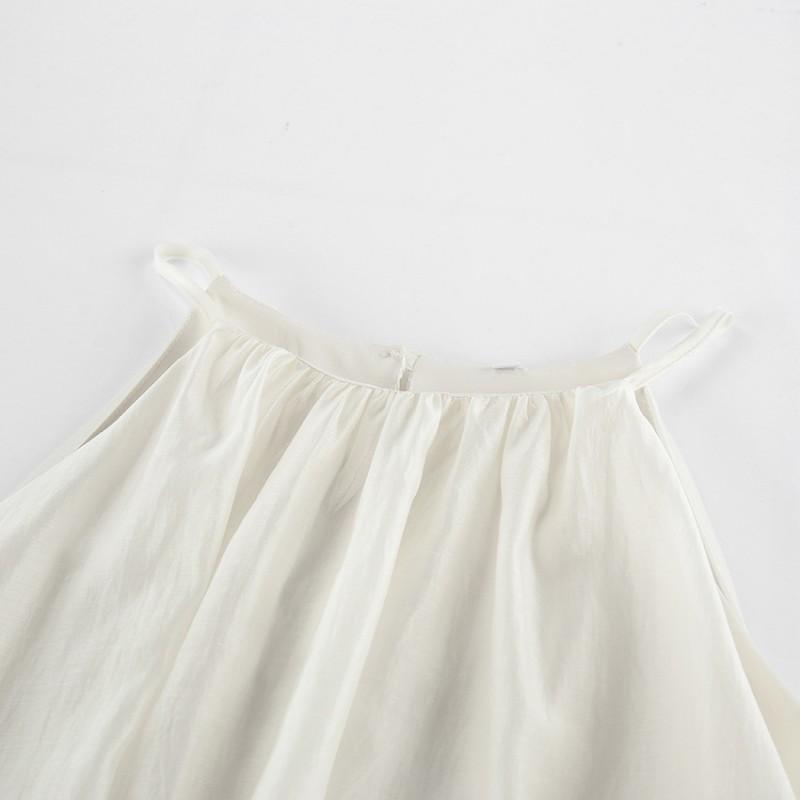 French Style Tencel Slip Dress Set Women 2026 Casual Two Piece Elegant Outfit