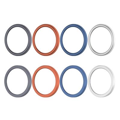 Aluminum Alloy Watch Frame With Reinforced Glass Screen Guard for CMF Watch P2 Smartwatch Scratch Resistance