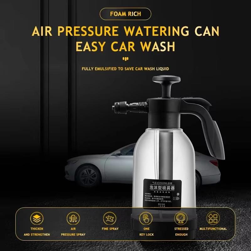 2L Car Wash Watering Can Car Wash Foam Watering Can Household Car Spray Type Spray Can Watering Sprayer Hand Press Sprayer