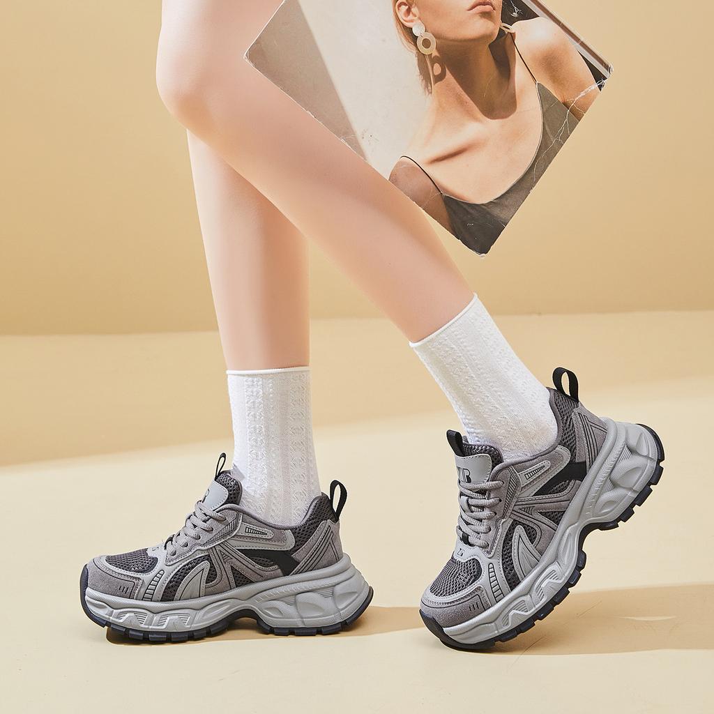 European Station Internet Celebrity Dad Shoes Women Ins Tide 2026 Autumn New Korean Version Fashion Trend Platform Sports Shoes