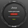 Car Leather Carbon Fiber Steering Wheel Cover Wrangler Patriot Commander Grand Cherokee Compass Wagoneer Gladiator Renegade