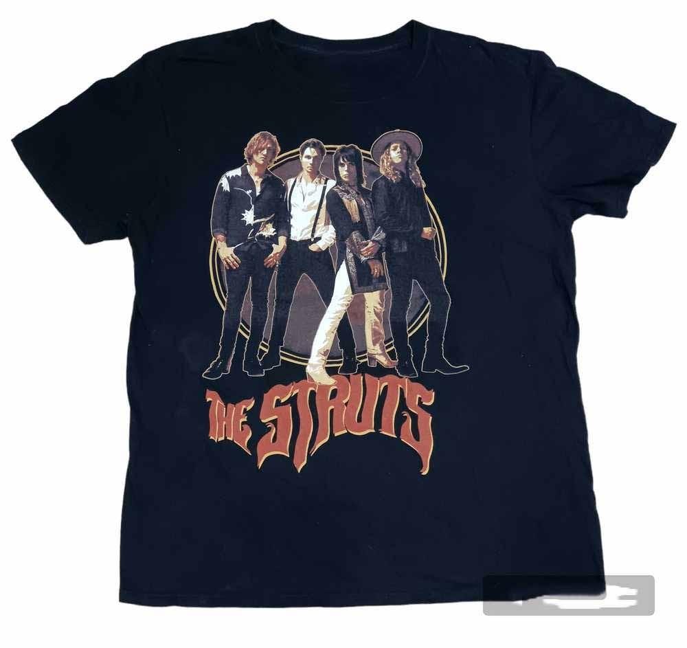 The Struts Band In Concert Tour Shirt Classic Black Unisex S-5XL EM1066 Unisex T-Shirt S
