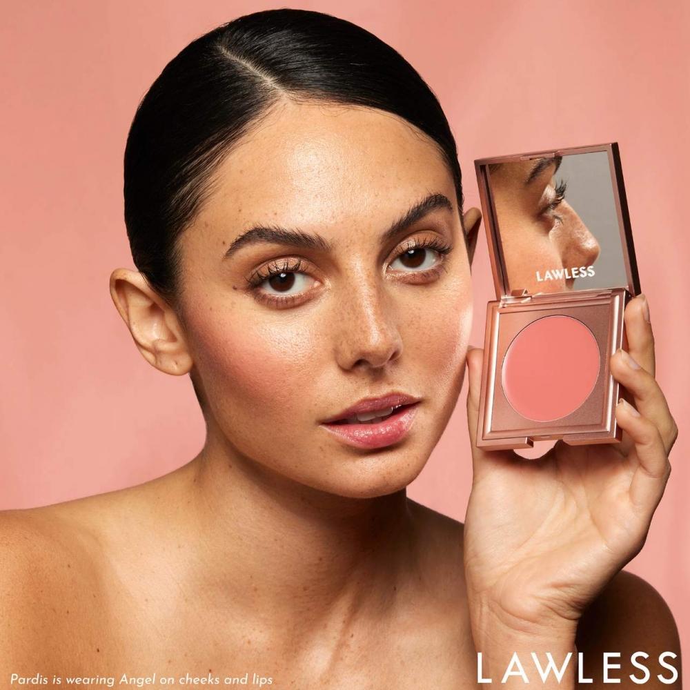 Lawless Pinch My Cheeks Soft Blur Cream Blush 0.18 Oz   5.2 G anGel Nude Rose