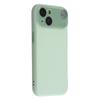 For iPhone 15 Case Large Camera Window Liquid Silicone Aromatherapy Phone Cover