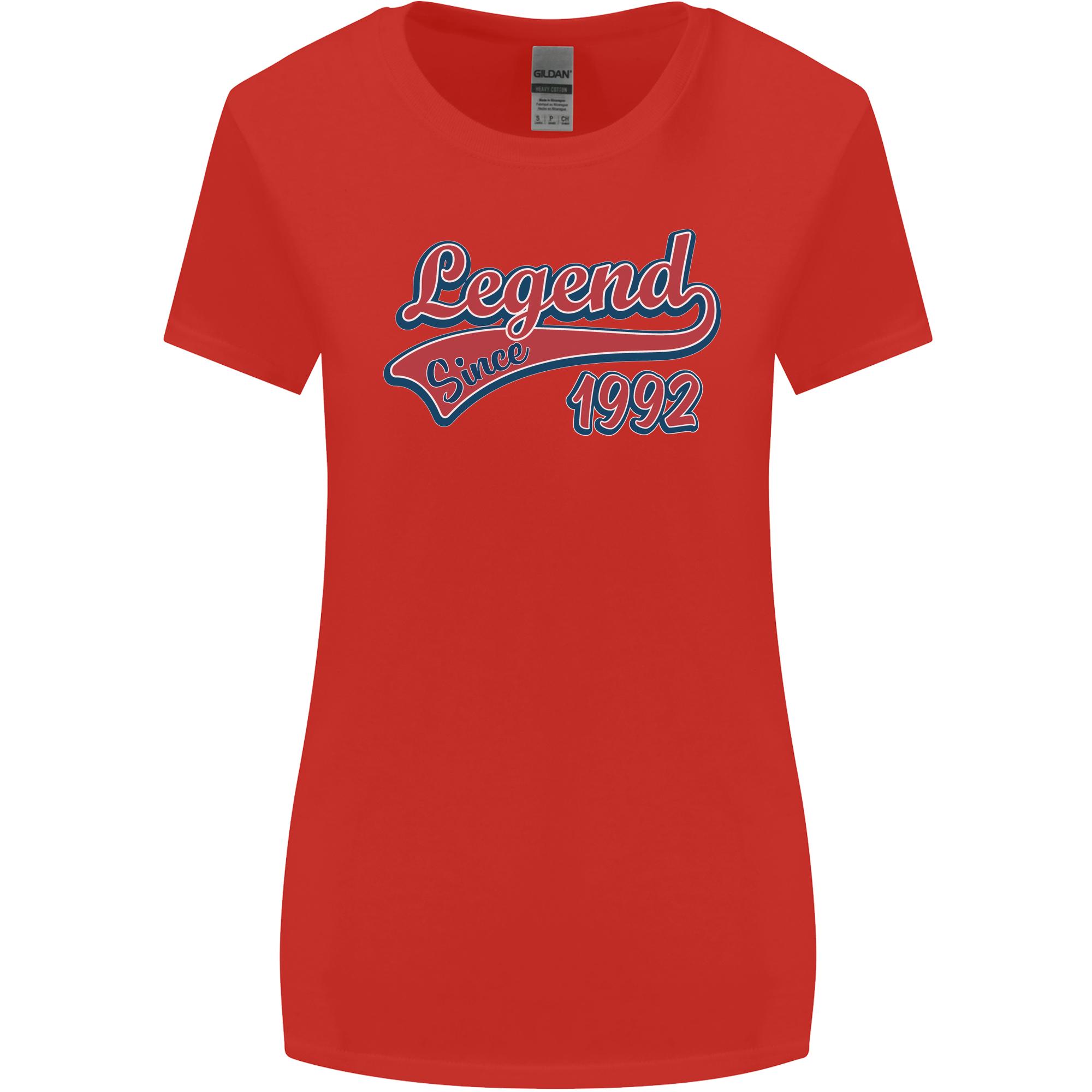 Legend Since 34th Birthday 1992 Unisexs Wider Cut TShirt S