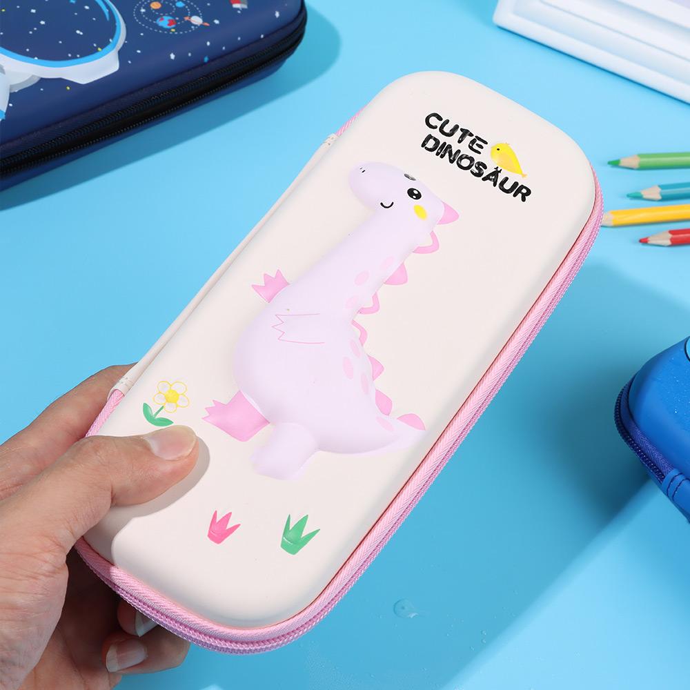 Antistress Pen Bag for School Kids Fidget Toys 3D Pencil Case Push Bubble Cartoon