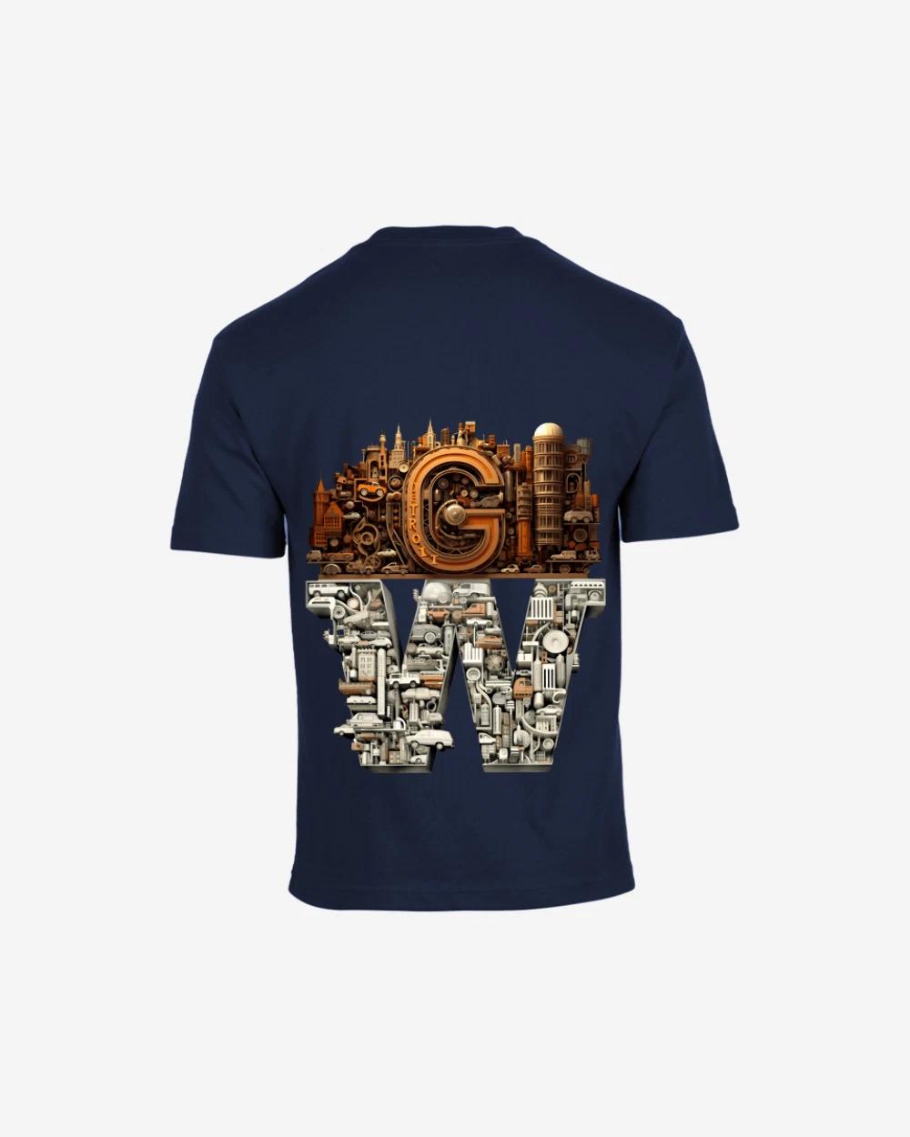 G WEST OVERSIZED DETROIT MOTORCITY T-SHIRT S