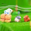 6 ks Mini Pig Figurka Pryskyřice Miniaturní Prase Ornament Planter Dekor Cartoon Mini Pig Socha pro mech Mikrokrajinka Pohádkové zahradní doplňky