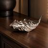 Decorative Tray with Leaf Shape Aluminum Shaped Long-Lasting