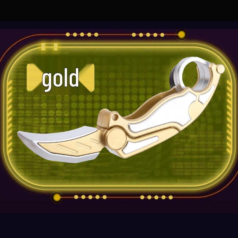 Radish Folding Claw Knife: Rotating Anti-Anxiety Decompression Toy for Kids