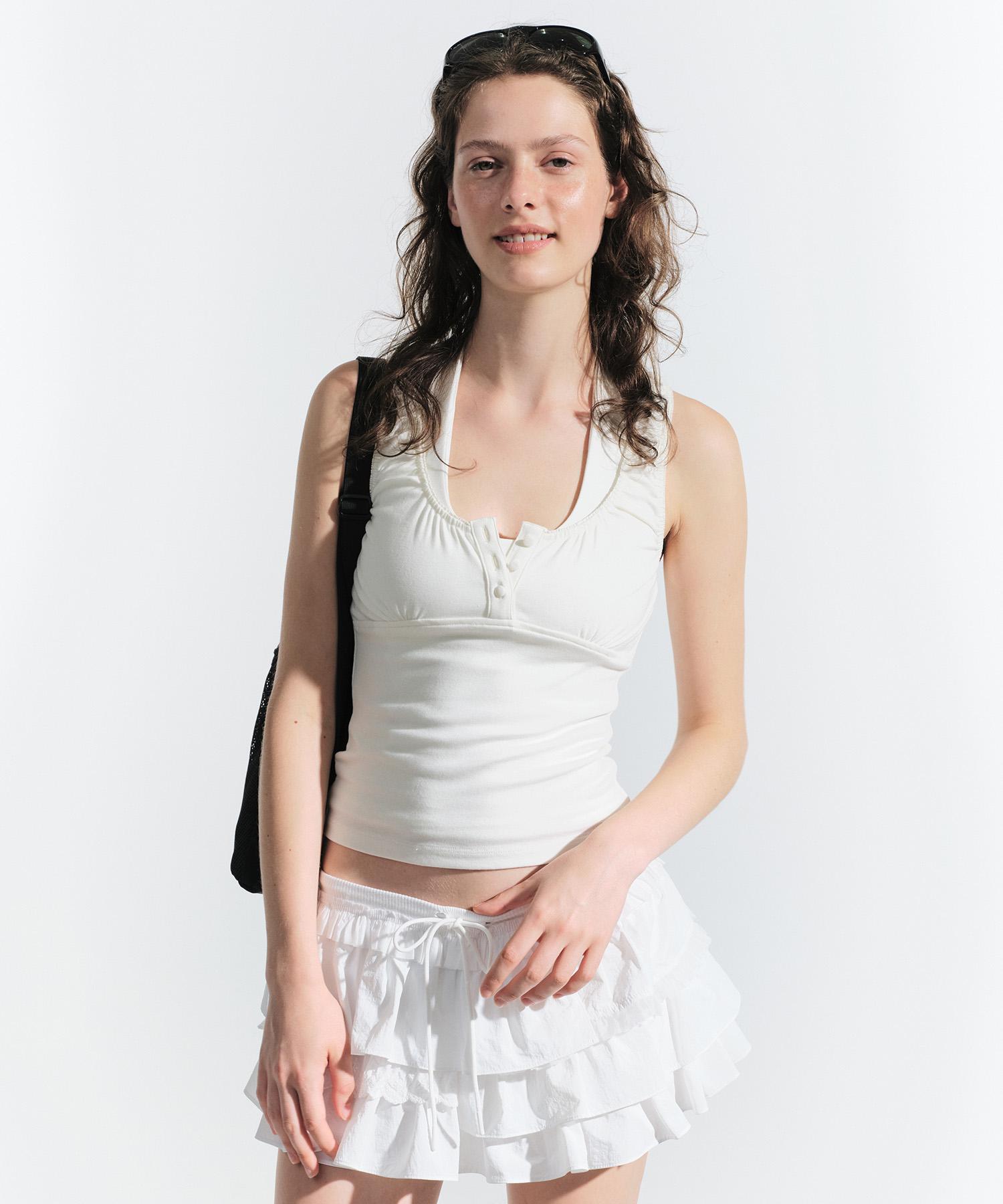 Grove Ika Sleeveless Top (Ivory) Ivory/F