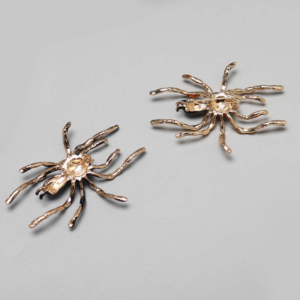 Bag Ornament Big Spider Badge Clothes Backpack Poisonous Spider Brooches  Trousers