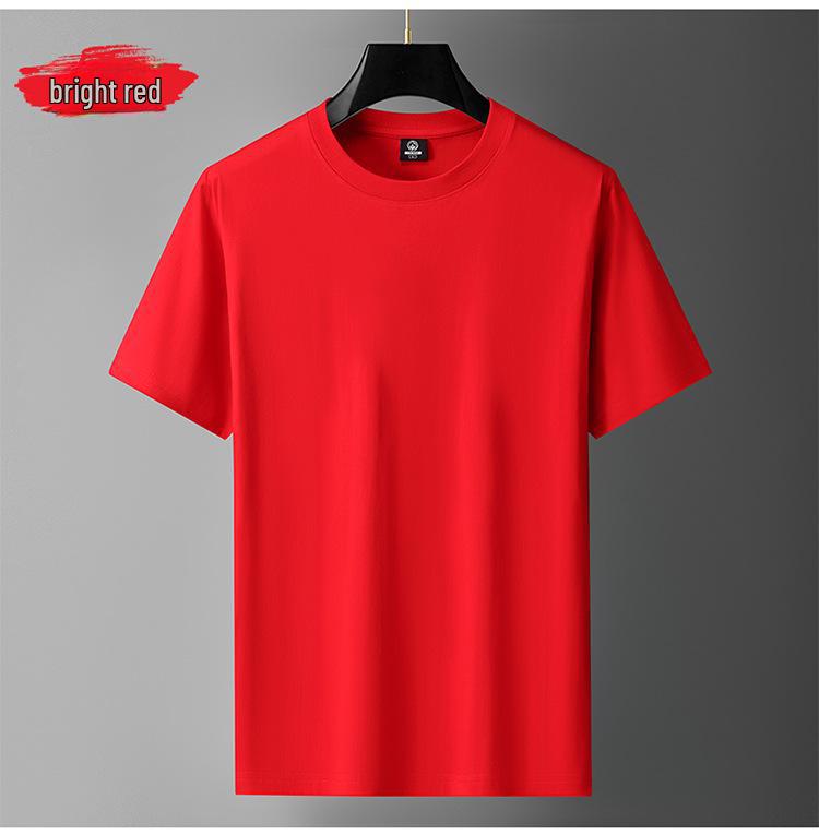 Herren Locker Baumwolle Kurzarm Sommer T-Shirt