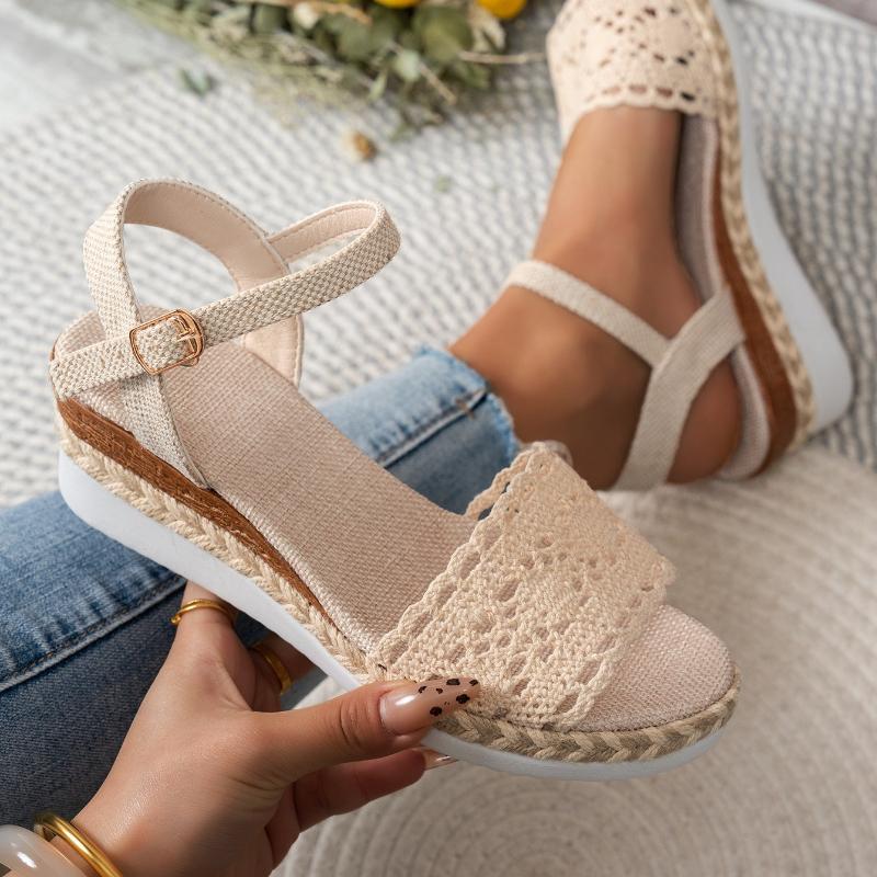 Summer New Style Fish-mouth Fashionable Platform Sandals, Thick-soled Large-size Sandals