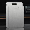 Stain Resistant Cutting Board Double-Sided Stainless Steel Non-Slip Kitchen Chopping for Meat Prep Vegetables Dough Rust-Proof Multi-Purpose