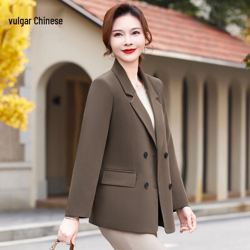 Women's Spring Autumn Short Blazer for Middle-Aged
