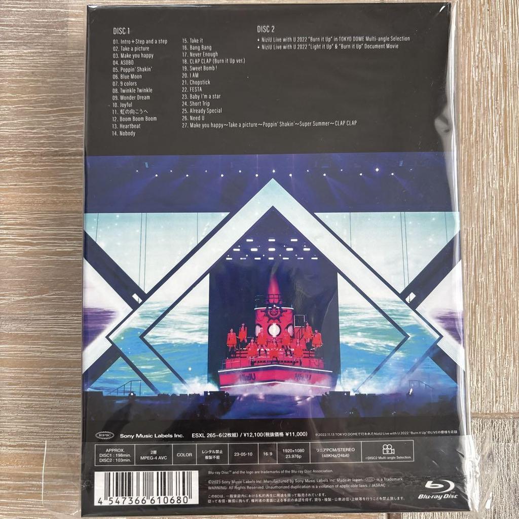 [USED] NiziU Live with U 2022 Burn It UP
