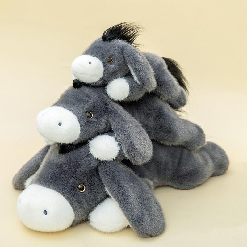 Cute Small Donkey Plush Pillow - Sleep and Hug Toy for Kids and Girls