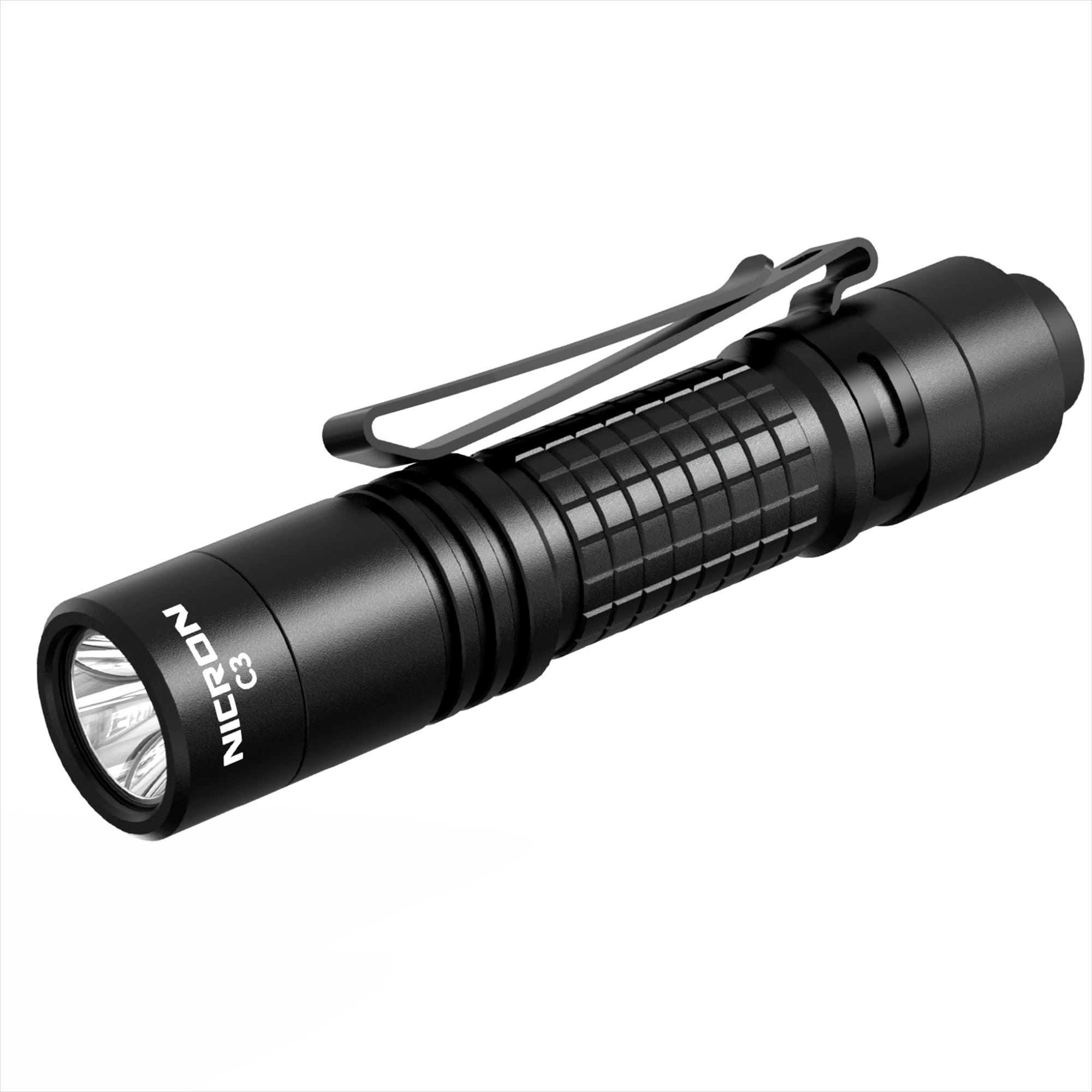 

NICRON LED Handheld with 3 Brightness C3 Light, Pen-Type Clip, Compact, Rechargeable, Type-C, Waterproof, Levels, EDC, Outdoor, Maintenance, чорний
