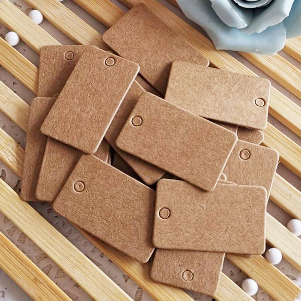 50-100pcs Gold Stamping Thank You Paper Card Tags Black White Black Handmade Gift Wrapping DIY Jewelry Packing Wholesale