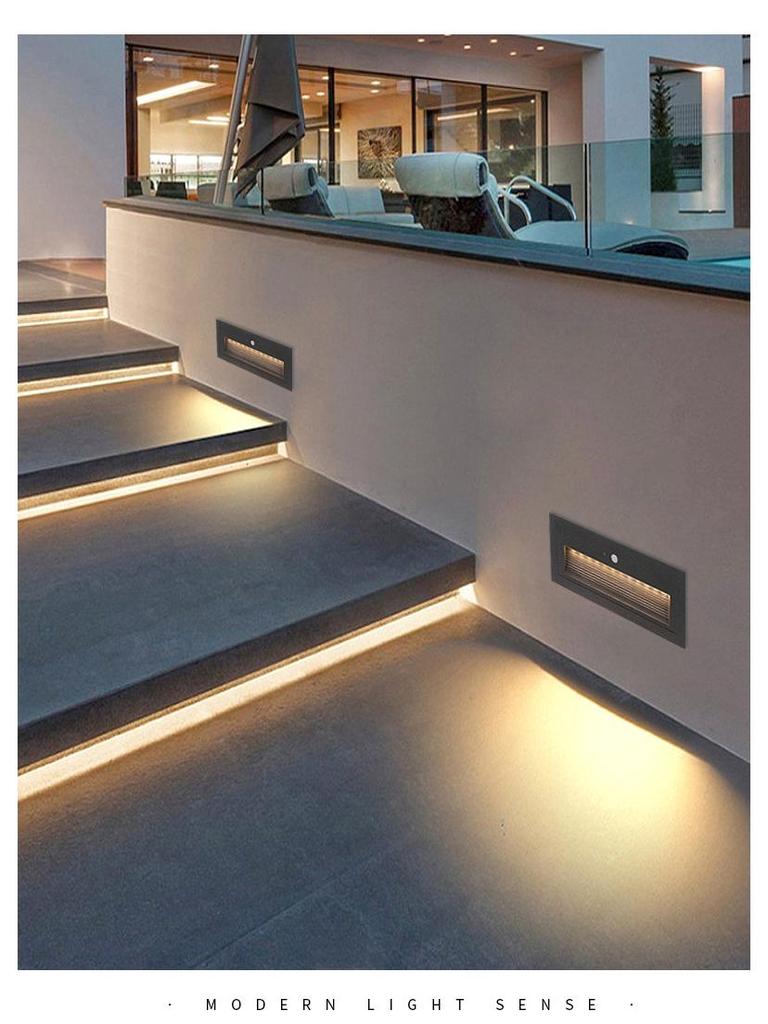 Recessed Waterproof Outdoor Stair and Pathway Light