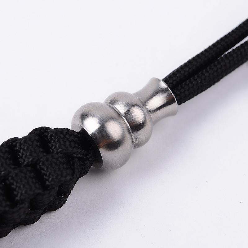 EDC Titanium Alloy TC4 Knife Lanyard: 4 Style Pendant Paracord Accessory