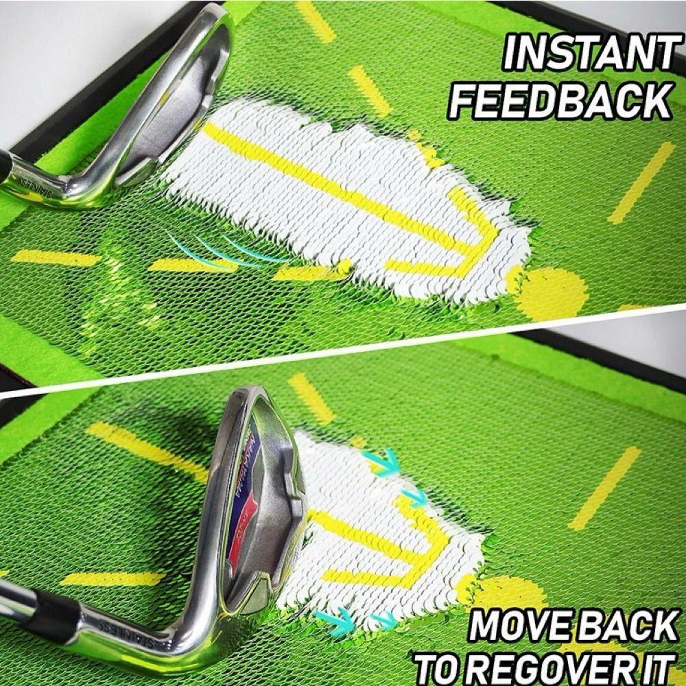 Kierunkowa Mata Treningowa do Golfa Ścieżka do Wyświetlania Piłek Ślad Piłki Golfowej Trening Wahnięcia