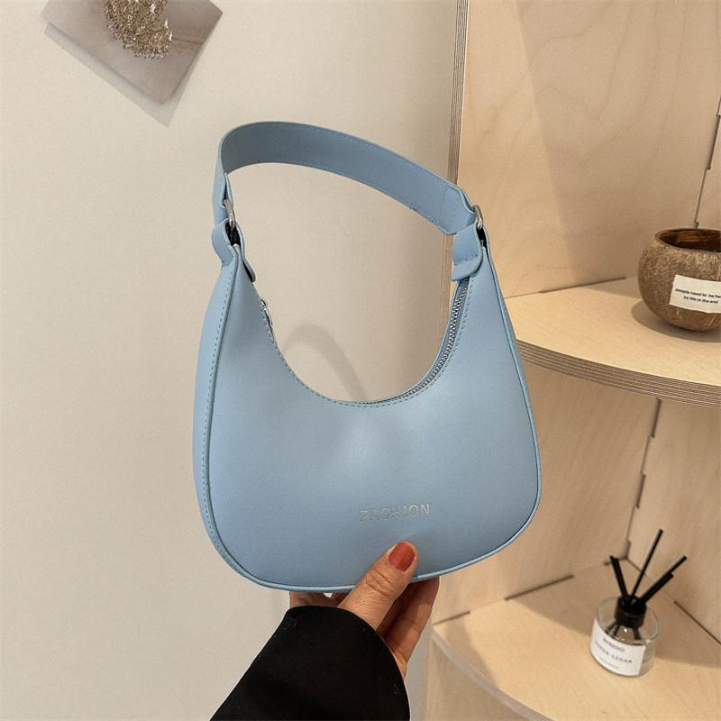 Small Pu Shoulder Bag With Stylish Stitching Details For Everyday Outfits