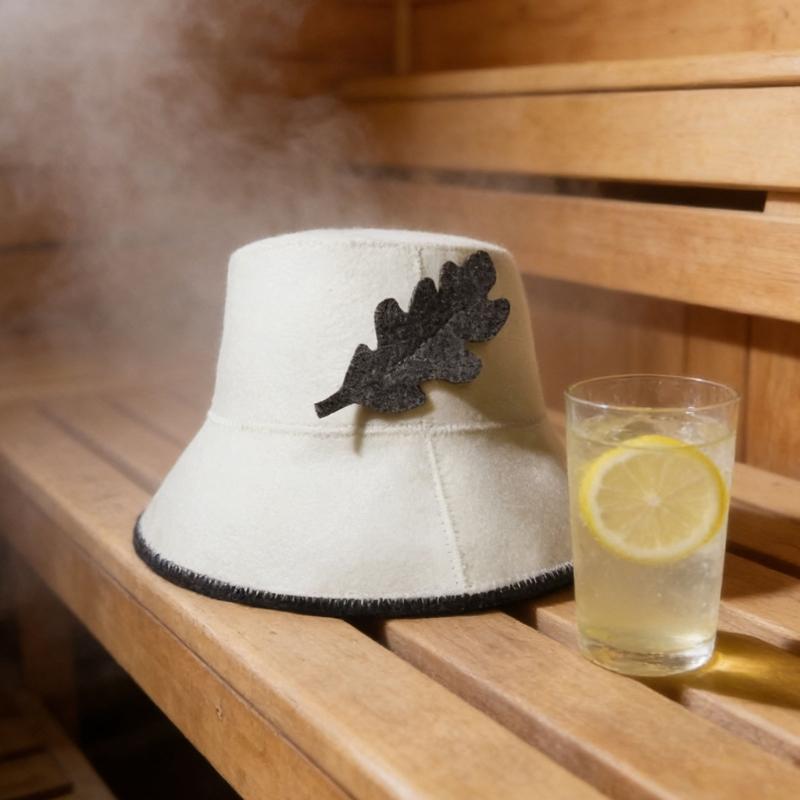 Light Weight Felted Sauna Hat Providing Superior Insulation And Moisture Management Ensuring Head Comfortable