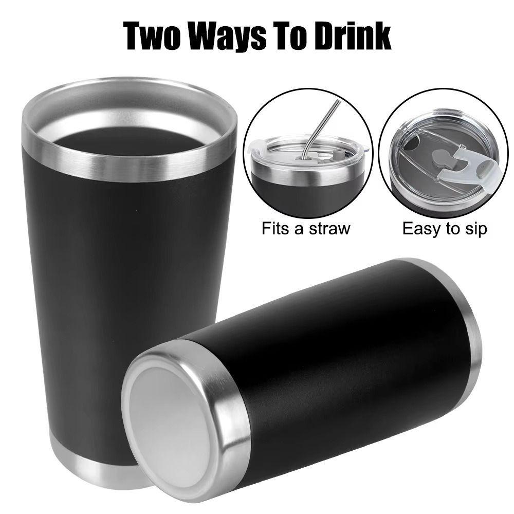 304 Stainless Steel Vacuum Insulated Cup 20oz Tumbler Thermal Mug Drinkware