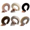 Winter Yoga Spa Sports Hair Hoop Delicate Plush Hairband Faux Furs Designed Woman Teens Wash Face Hair Accessory