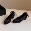 Retro style shallow mouth strap ballet shoes women's 2025 new fashion versatile comfortable casual Mary Jane single shoes