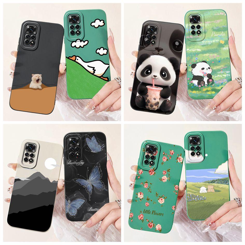 For Redmi Note 11 Case Note 11s 4G Soft Silicone TPU Cute Cover For Xiaomi Redmi Note 11 Pro 5G Phone Case On Redmi Note11s Capa
