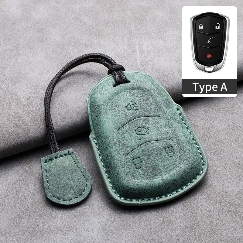 New Sheepskin Car Remote Key Cover Case Shell For Cadillac ATS-L XTS XT5 CTS CT6 ATS 28T SRX Escalade 2015 Styling Accessories