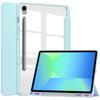 For Samsung Galaxy Tab S10 FE/S9 FE Case Clear Acrylic Leather Tablet Cover Support Auto Sleep/Wake