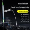 Inverted T-shaped Rod Accessory with Anti-Tangle Hose & Quick-Release Buckle for Kite Fishing and Jiangtuan Rig
