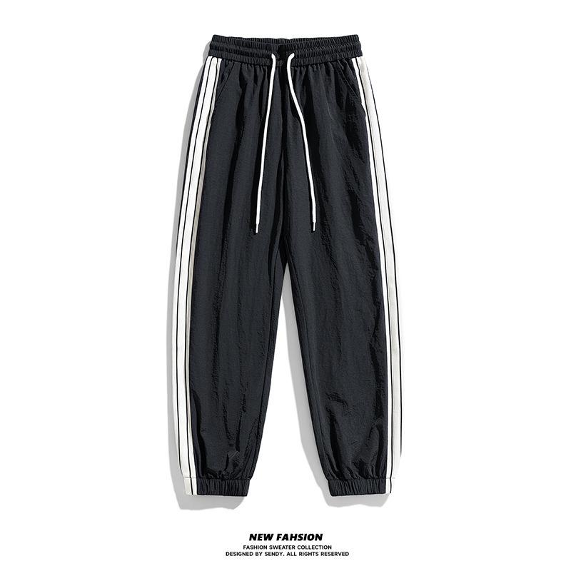 Men's spring and autumn new casual trousers men's high street loose sweatpants trendy versatile sports pants