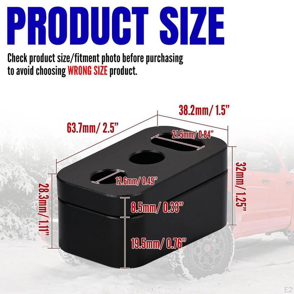 2x Seat Spacers Front Easy to Install Aluminum Alloy Replace Riser Driver or Passenger