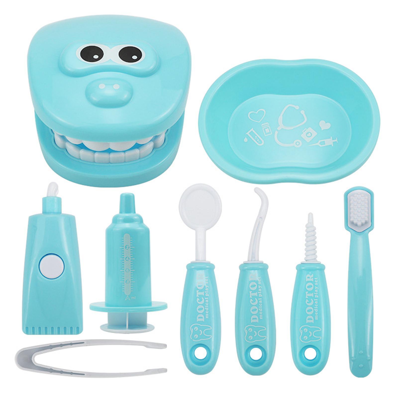 

1/9pcs Educational Toys For Children Early Learning Doctors Role Play Kids Intelligence Brushing Tooth Teaching Aids one size