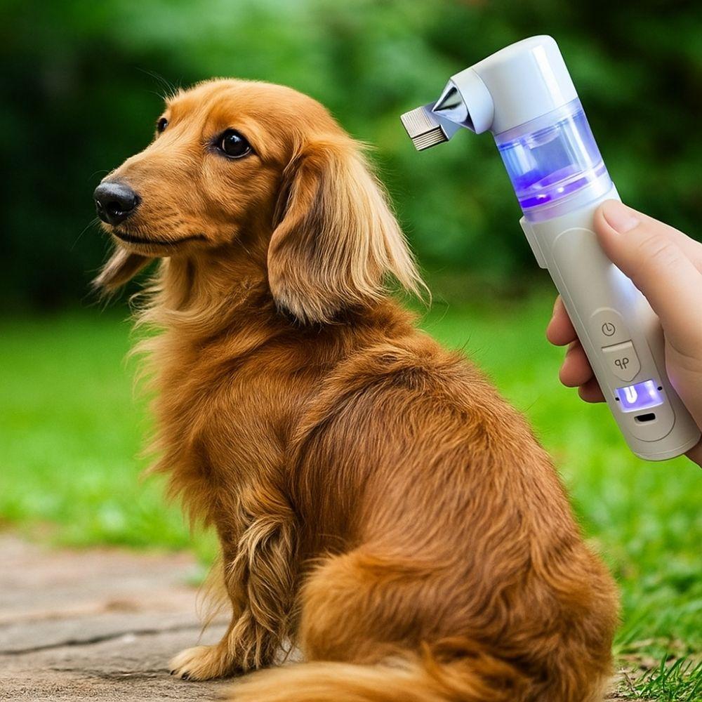 USB Rechargeable Dog Hair Clippers 2-In-1 Pet Grooming Clipper Electric Pet Lice Remover  Home Use